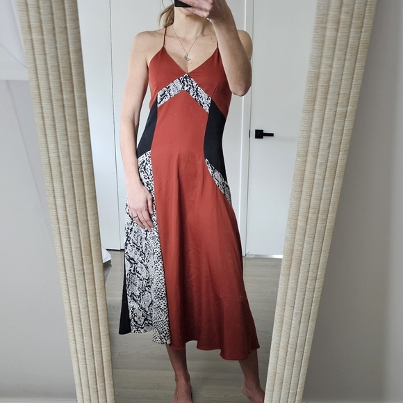 Trouve Color Block Dress Size XS - Picture 1 of 5